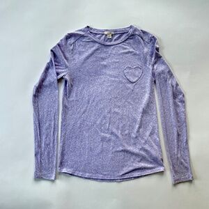 Crewcuts Long Sleeve "Heart" Pocket Tee - Kids XL